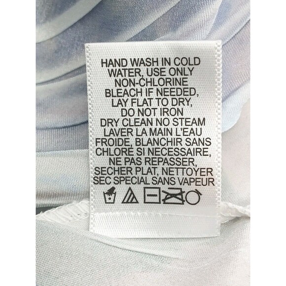 Komarov Dress Sz XL Charmeuse Pastel Floral Midi Slip Sleeveless Slip-on NWT - Picture 14 of 16